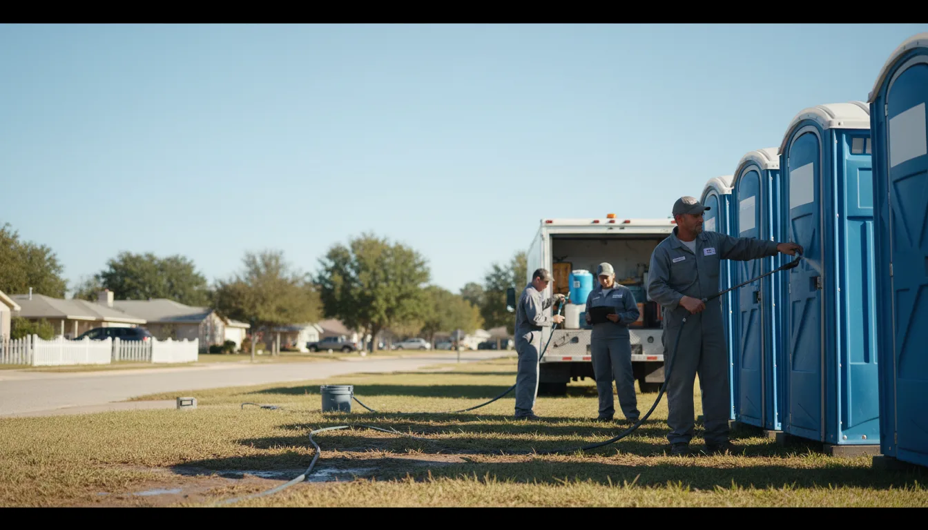 Long-Term Portable Toilet Rental in Saint Hedwig, TX near me